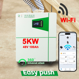 Solar BESS and Inverter All in One 48V 100Ah with MPPT and Wifi Function for Home or Outdoor and Power EV Hybrid ESS with Wheels