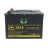 AU2450LA Metal LiFePo4 Battery Pack With M8 Screws High Rate 50A / 100A Constant Discharging